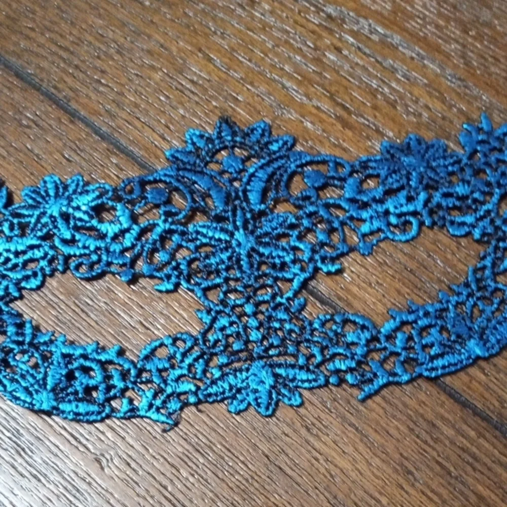 2/$16 Elegant Blue Lace Masquerade Mask